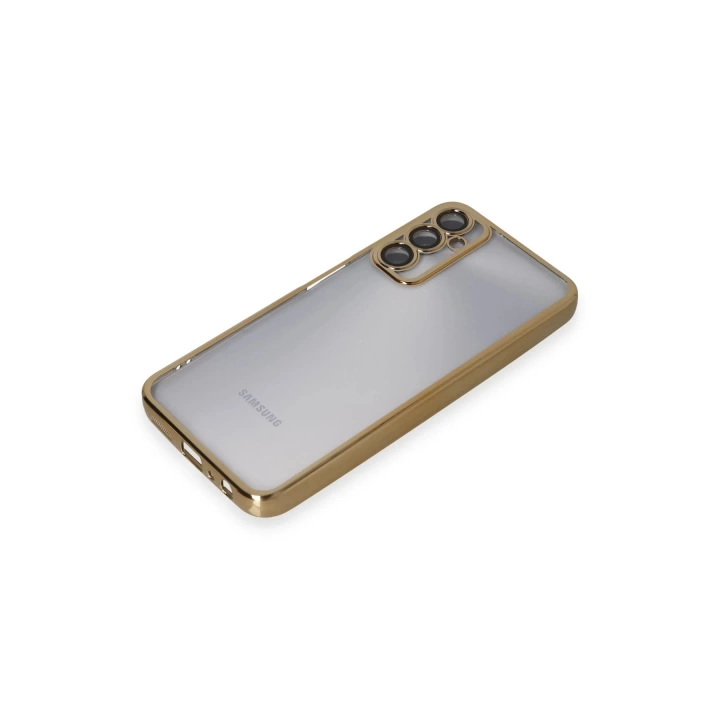 BFS  Samsung Galaxy A05S Kılıf Razer Lensli Silikon - Gold