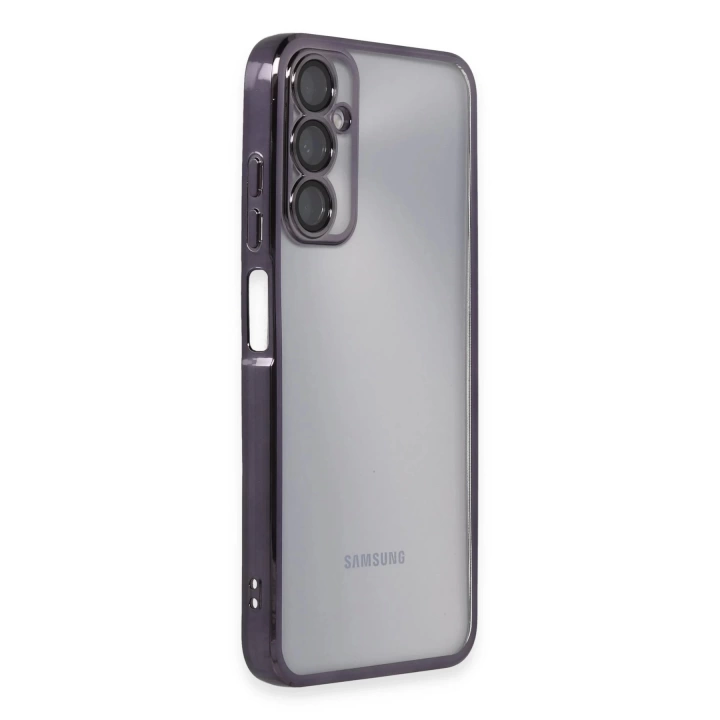 BFS  Samsung Galaxy A05S Kılıf Razer Lensli Silikon - Mor