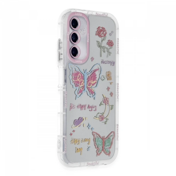 BFS  Samsung Galaxy A05S Kılıf Reflexion Desenli Kapak - Desen 8