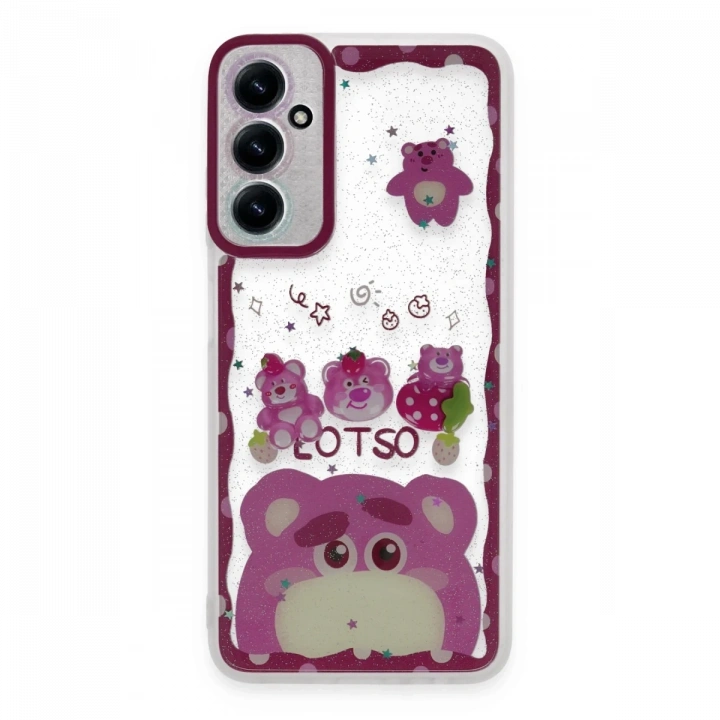 BFS  Samsung Galaxy A05S Kılıf Sweet Desenli Silikon Kapak - Pembe