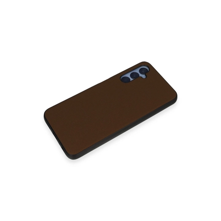 BFS  Samsung Galaxy A05S Kılıf Taft Kapak - Kahverengi