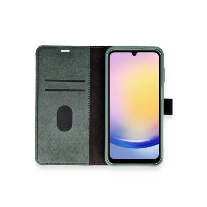 BFS  Samsung Galaxy A05S Kılıf Trend S Plus Kapaklı Kılıf - Yeşil