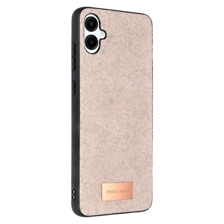 BFS  Samsung Galaxy A06 Bright Simli Kapak - Pembe