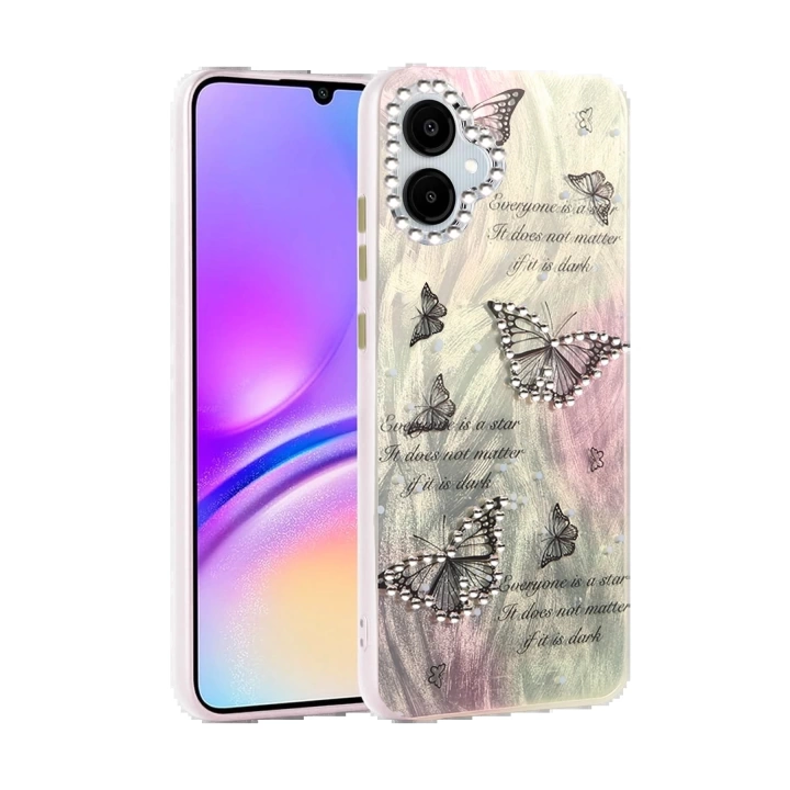 BFS Samsung Galaxy A06 Kılıf Blade Aynalı Desenli Kapak - Desen 6