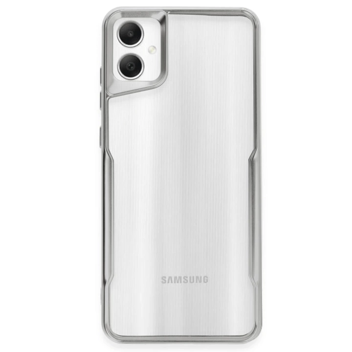 BFS  Samsung Galaxy A06 Kılıf Boyi Silikon Kapak - Gümüş