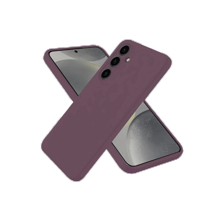 BFS  Samsung Galaxy A06 Kılıf First Silikon - Mürdüm