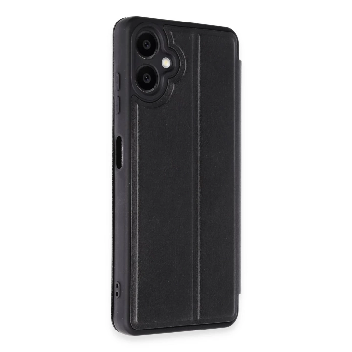 BFS  Samsung Galaxy A06 Kılıf Flip Cover - Siyah