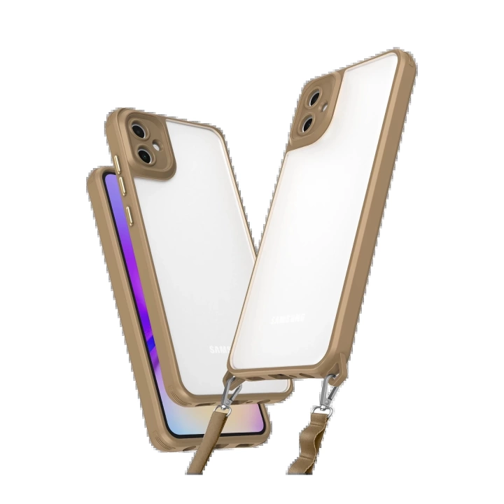 BFS  Samsung Galaxy A06 Kılıf Penta Silikon Kılıf - Çöl Titanyum