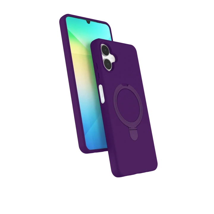 BFS  Samsung Galaxy A06 Regal Magsafe Standlı Kapak - Derin Mor