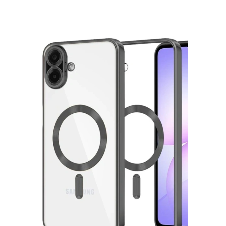 BFS  Samsung Galaxy A07 4G Kross Magneticsafe Kapak - Siyah