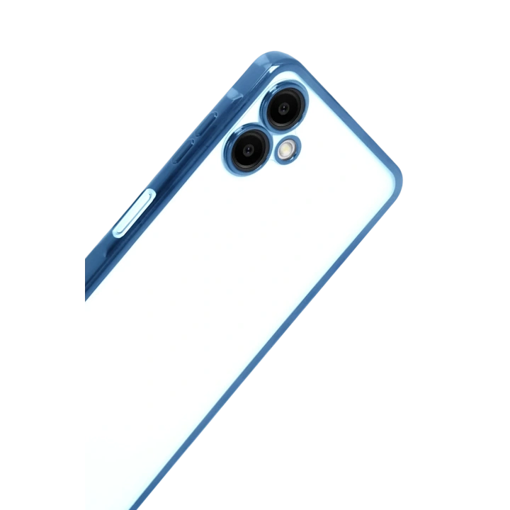 BFS  Samsung Galaxy A07 4G  Lensli Silikon - Açık Mavi