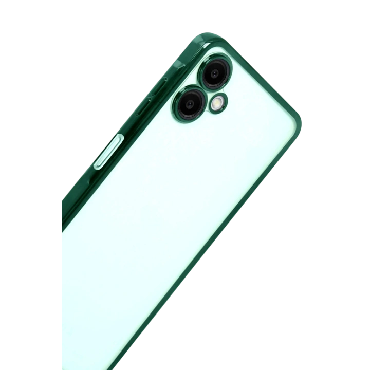 BFS  Samsung Galaxy A07 4G  Lensli Silikon - Yeşil