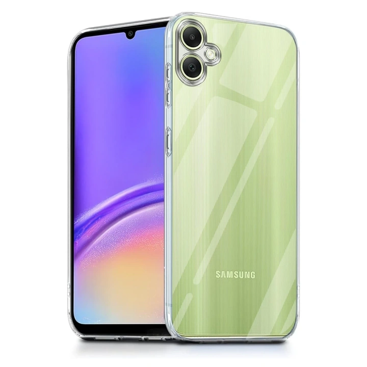 BFS  Samsung Galaxy A07 4G Lüx Şeffaf Silikon - Şeffaf