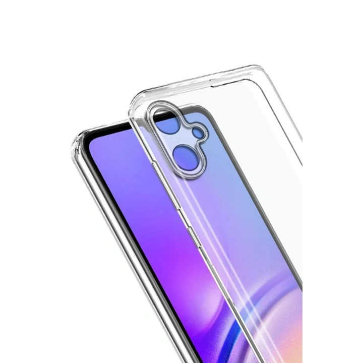 BFS  Samsung Galaxy A07 4G Lüx Şeffaf Silikon - Şeffaf