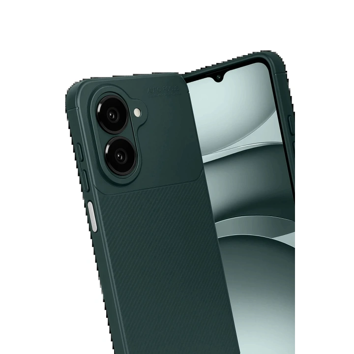 BFS Samsung Galaxy A07 Auto Focus Karbon Kapak - Koyu Yeşil