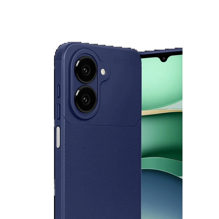 BFS Samsung Galaxy A07 Auto Focus Karbon Kapak - Lacivert