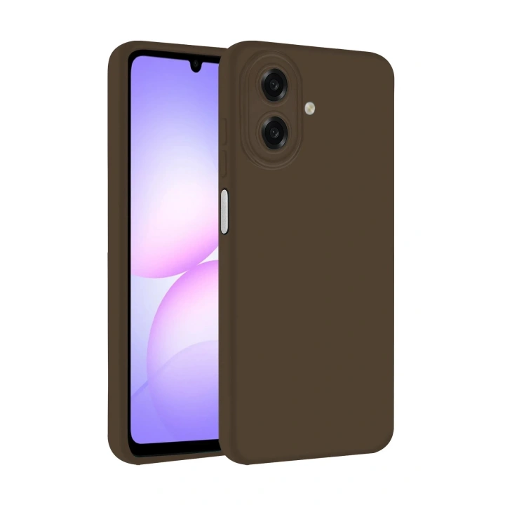 BFS Samsung Galaxy A07 First Silikon - Kahverengi