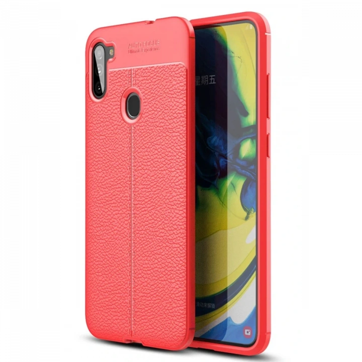 BFS  Samsung Galaxy A11 Kılıf Auto Focus Kapak - Kırmızı