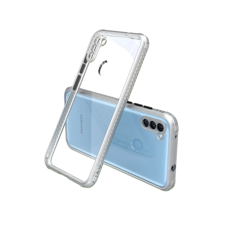 BFS  Samsung Galaxy A11 Kılıf Miami Şeffaf Silikon - Şeffaf