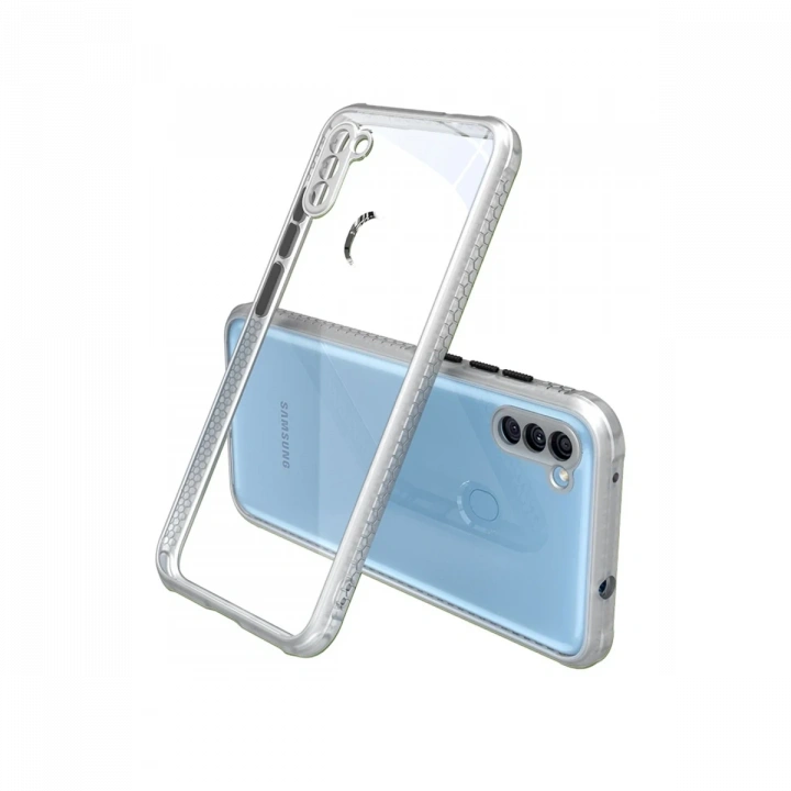 BFS  Samsung Galaxy A11 Kılıf Miami Şeffaf Silikon - Şeffaf