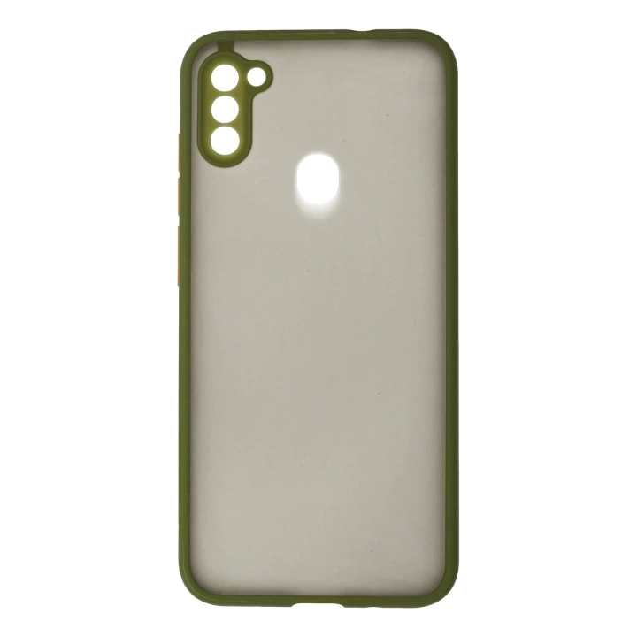 BFS  Samsung Galaxy A11 Kılıf Montreal Silikon Kapak - Açık Yeşil