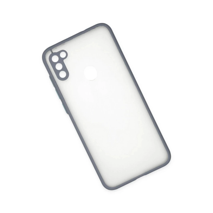BFS  Samsung Galaxy A11 Kılıf Montreal Silikon Kapak - Gri