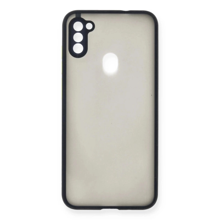 BFS  Samsung Galaxy A11 Kılıf Montreal Silikon Kapak - Lacivert