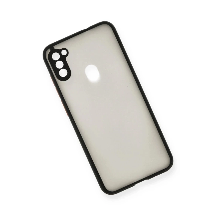 BFS  Samsung Galaxy A11 Kılıf Montreal Silikon Kapak - Siyah