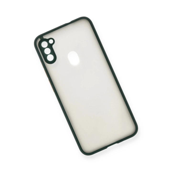 BFS  Samsung Galaxy A11 Kılıf Montreal Silikon Kapak - Yeşil