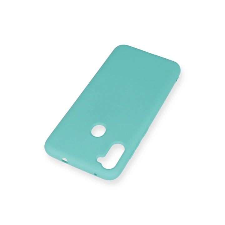 BFS  Samsung Galaxy A11 Kılıf Nano içi Kadife Silikon - Turkuaz