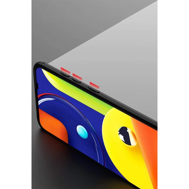 BFS  Samsung Galaxy A11 Kılıf Range Yüzüklü Silikon - Kırmızı