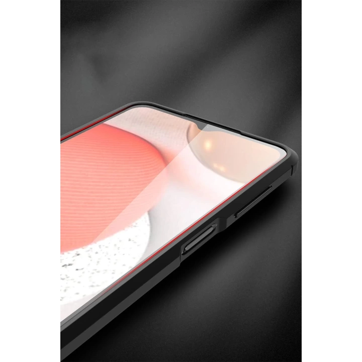 BFS  Samsung Galaxy A12 Kılıf Auto Focus Kapak - Kırmızı