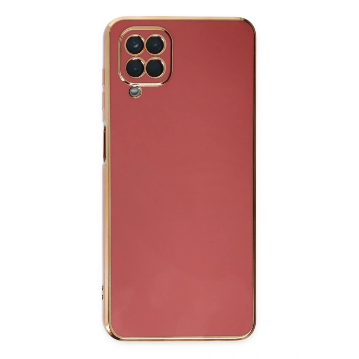 BFS  Samsung Galaxy A12 Kılıf Volet Silikon - Kırmızı