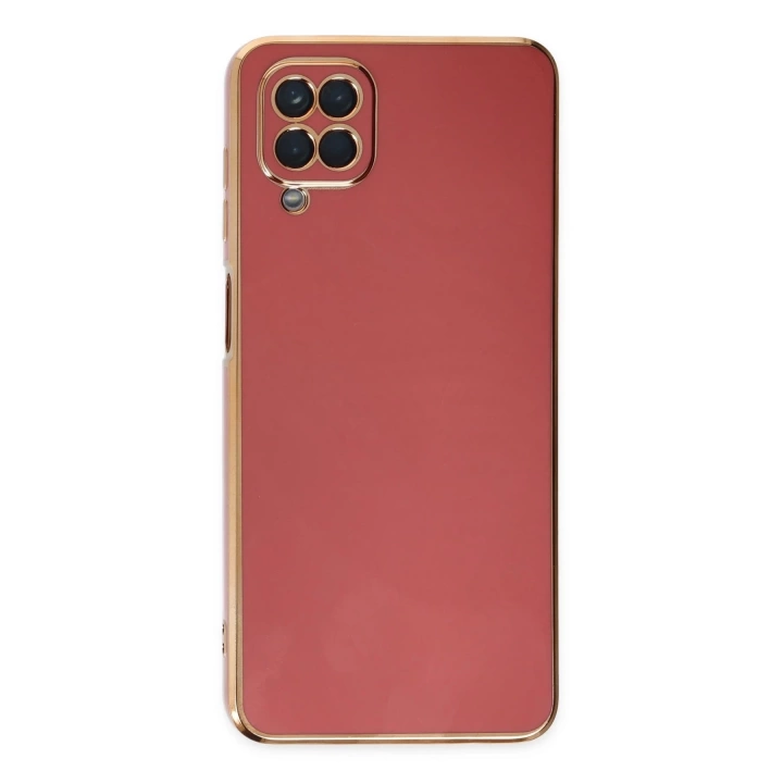 BFS  Samsung Galaxy A12 Kılıf Volet Silikon - Kırmızı