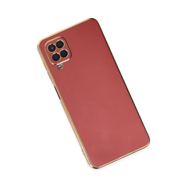 BFS  Samsung Galaxy A12 Kılıf Volet Silikon - Kırmızı