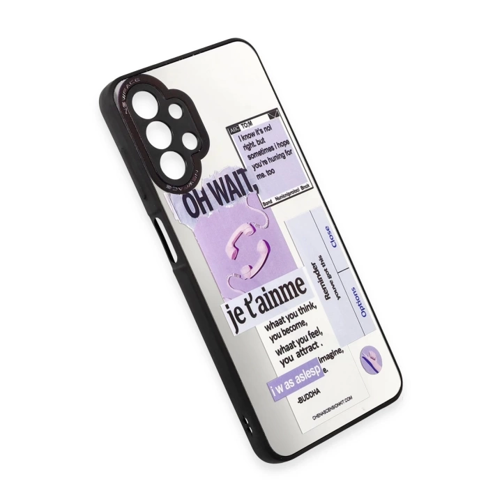 BFS  Samsung Galaxy A13 4G Kılıf Mirror Desenli Kapak - Mirror - 4