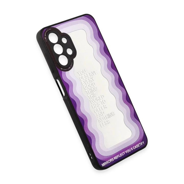 BFS  Samsung Galaxy A13 4G Kılıf Mirror Desenli Kapak - Mirror - 5