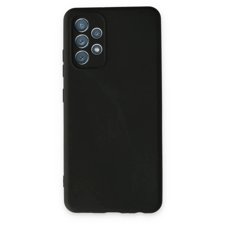 BFS  Samsung Galaxy A13 4G Kılıf Nano içi Kadife Silikon - Siyah