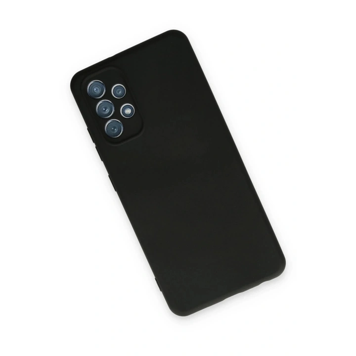 BFS Samsung Galaxy A13 4G Kılıf Nano içi Kadife Silikon - Siyah