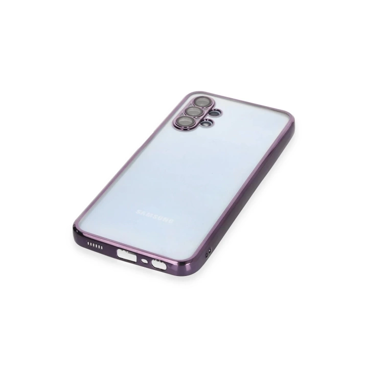 BFS  Samsung Galaxy A13 4G Kılıf Razer Lensli Silikon - Mor