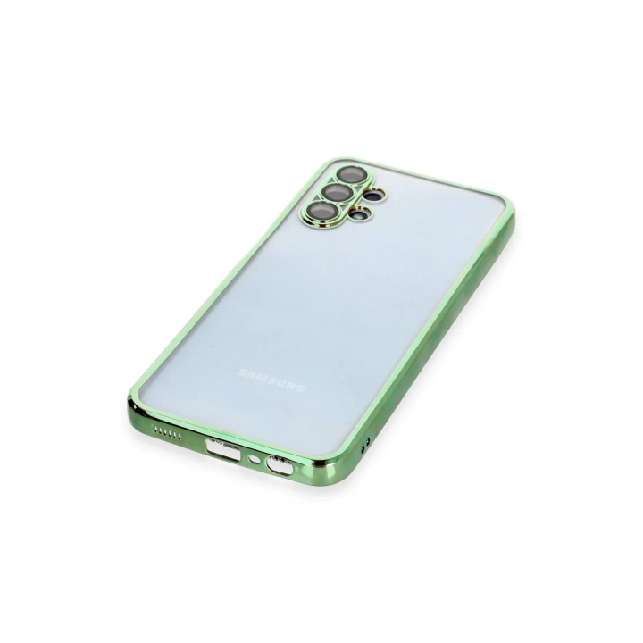 BFS  Samsung Galaxy A13 4G Kılıf Razer Lensli Silikon - Yeşil