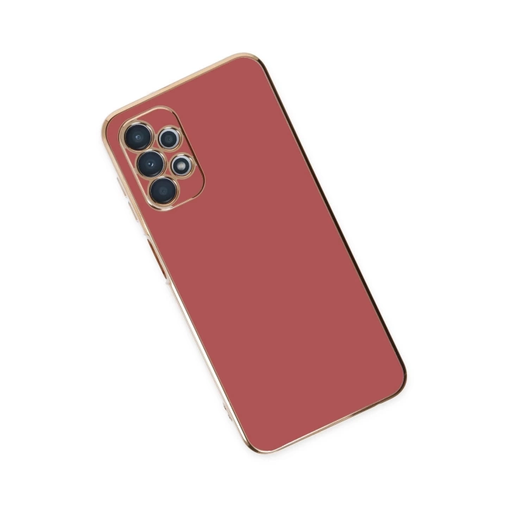 BFS  Samsung Galaxy A13 4G Kılıf Volet Silikon - Kırmızı