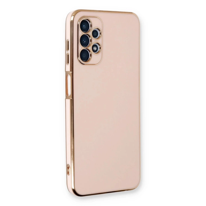 BFS  Samsung Galaxy A13 4G Kılıf Volet Silikon - Pembe