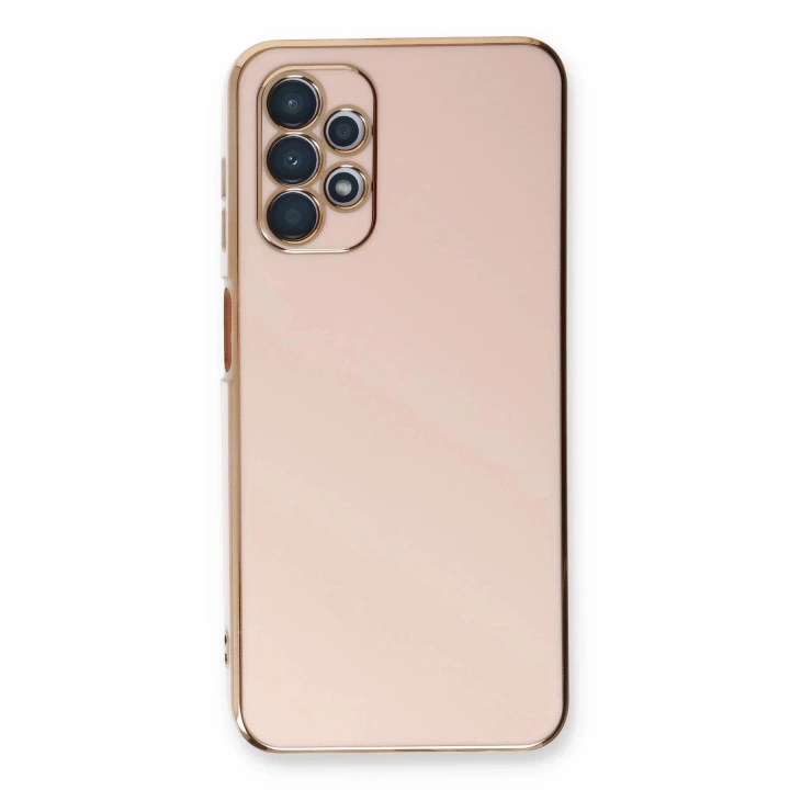 BFS  Samsung Galaxy A13 4G Kılıf Volet Silikon - Pembe