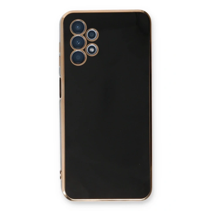 BFS  Samsung Galaxy A13 4G Kılıf Volet Silikon - Siyah