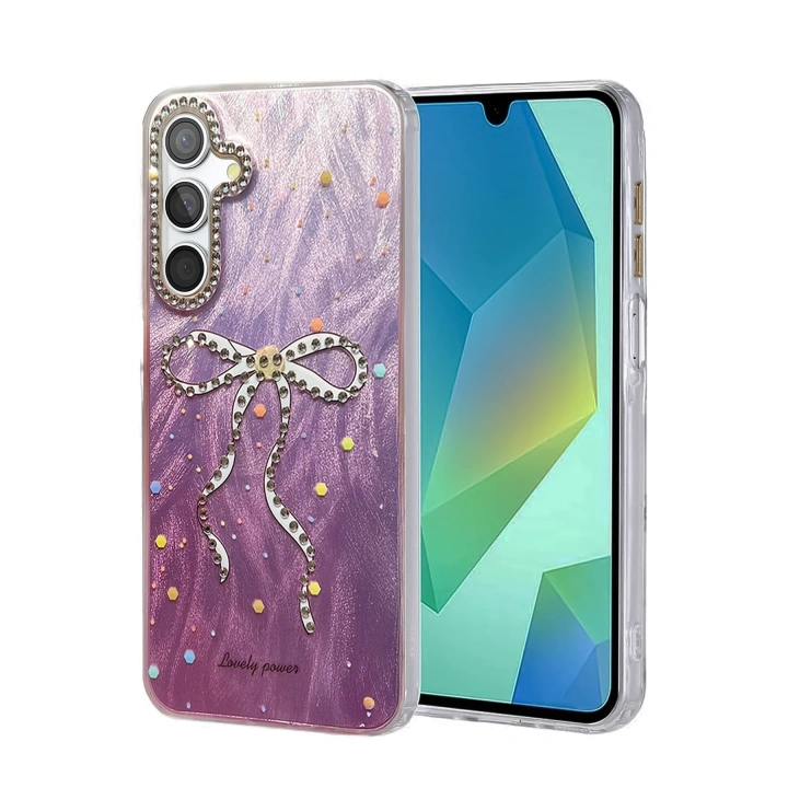 BFS  Samsung Galaxy A14 4G Kılıf Blade Aynalı Desenli Kapak - Desen 1