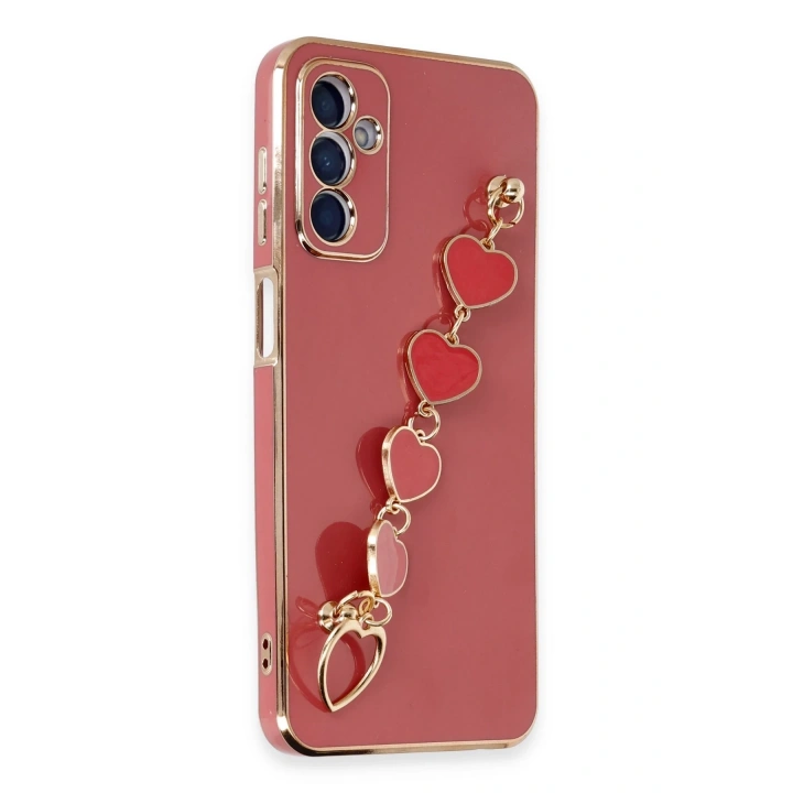 BFS  Samsung Galaxy A14 4G Kılıf Esila Silikon - Kırmızı