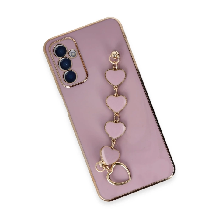 BFS  Samsung Galaxy A14 4G Kılıf Esila Silikon - Mor