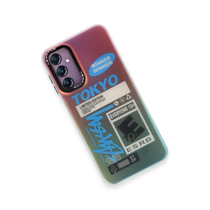 BFS  Samsung Galaxy A14 4G Kılıf Estoril Desenli Kapak - Estoril - 1