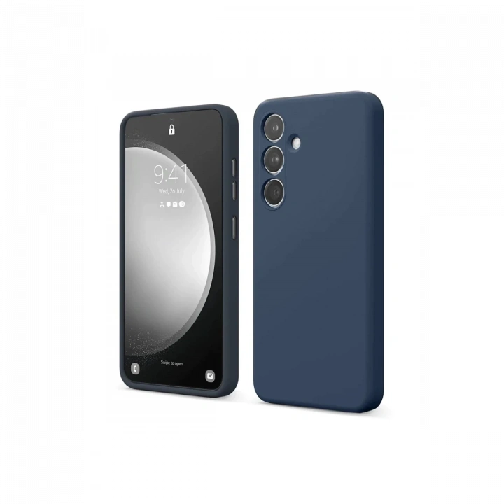 BFS  Samsung Galaxy A14 4G Kılıf First Silikon - Lacivert